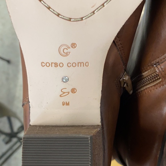 Coral como Brown heel leather boots - Picture 5 of 8